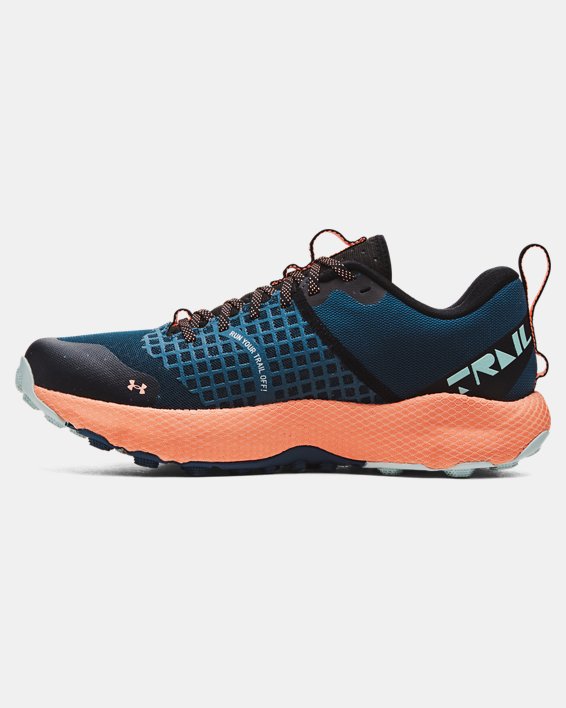 Unisex UA HOVR™ Ridge Trek Trail Running Shoes, Blue, pdpMainDesktop image number 1